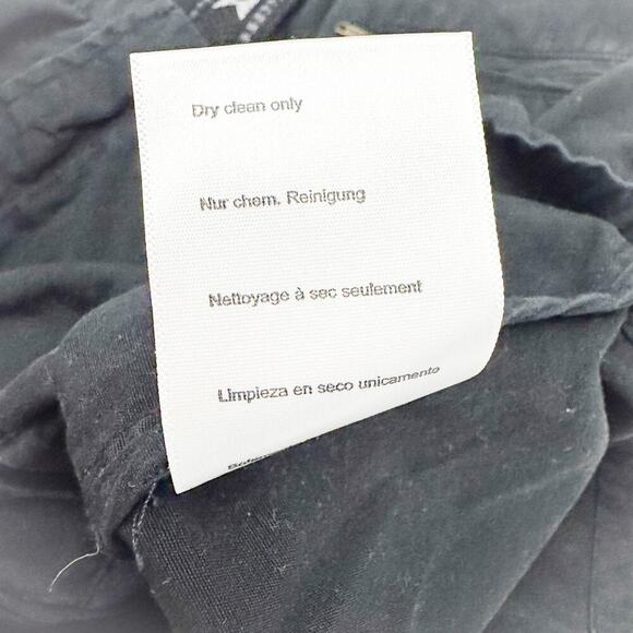 Day Birger Et Mikkelsen Black Denim Jacket Embroidered Pattern Size 42 XL - Picture 4 of 6